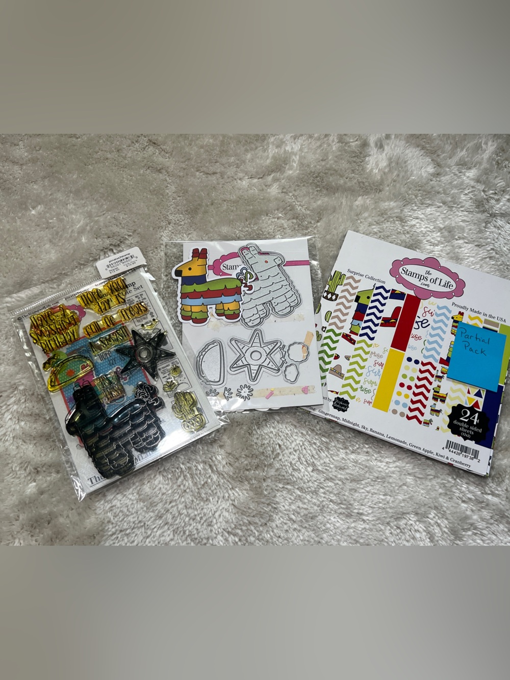 The Stamps of Life Piñata Stamp and Die Set